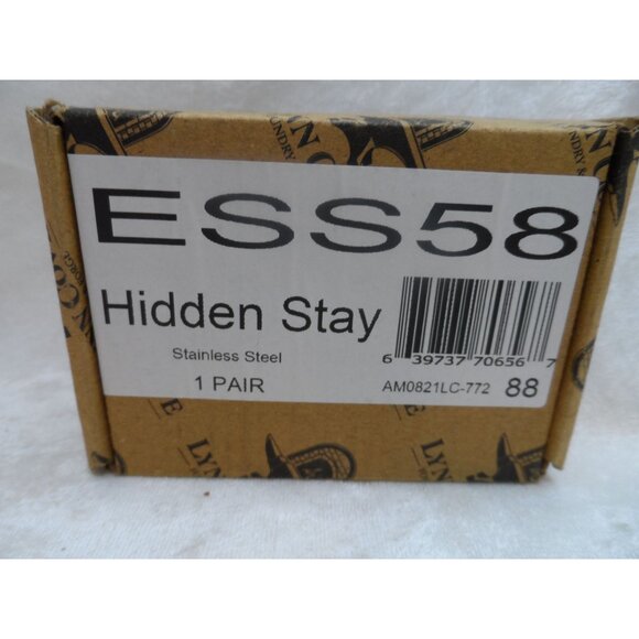 Lynn Cove Foundry Hidden Stay ESS58 – Stainless Steel 1 Pair NEW - Picture 4 of 4